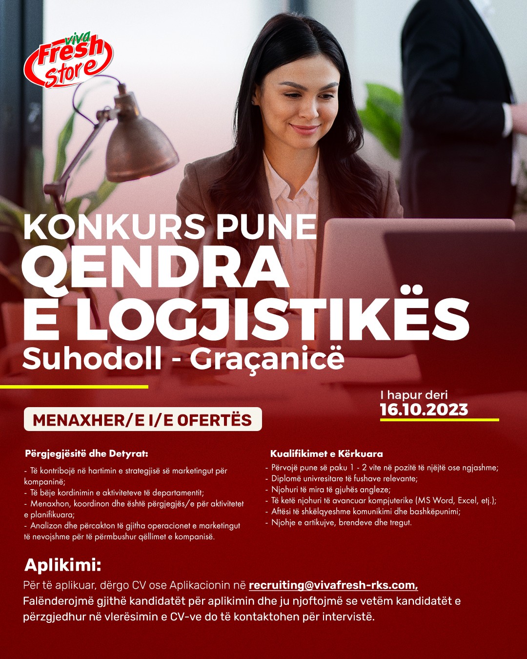 Menaxher/e i/e ofertës